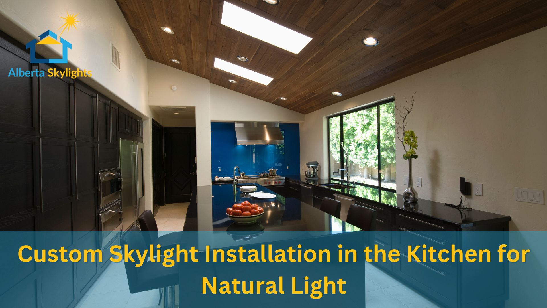 Custom Skylight Installation in the Kitchen for Natural Light